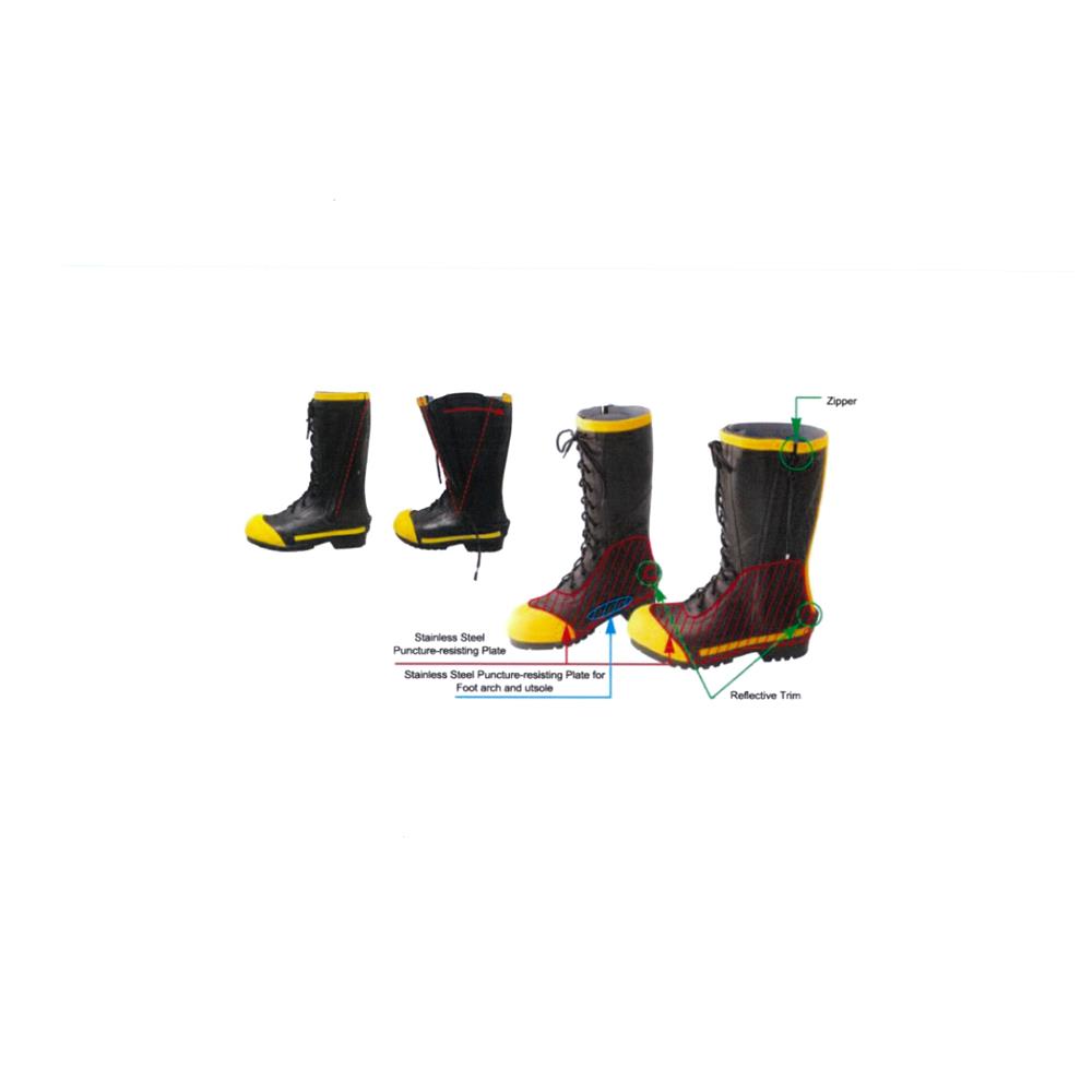Fire Boots Rubber / EN15090/Rescue
